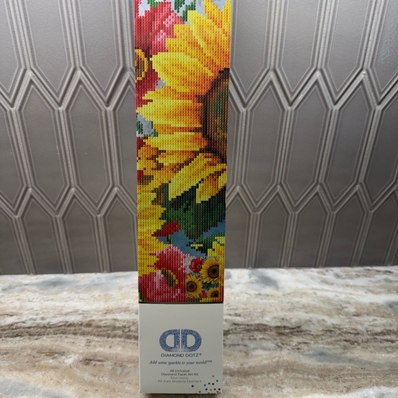 Poppies & Sunflowers Diamond Art - Picture 1 of 4